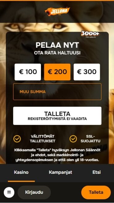 Tällainen on Jellonan avausnäkymä