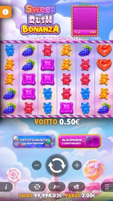 Tässä peruspeli on tuottanut juuri pienen voiton
