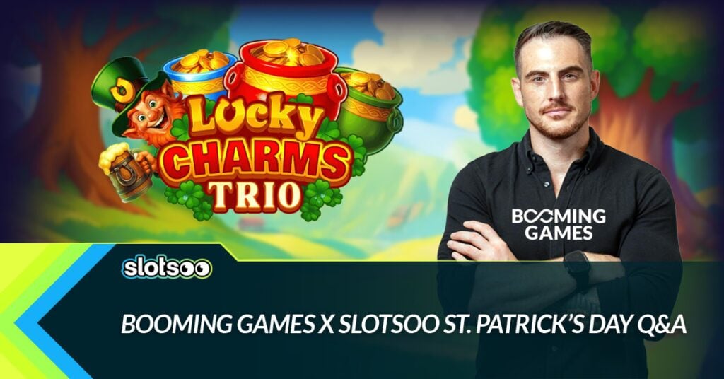 Interview around Saint Patrick's Day and slot called Lucky Charms Trio with Craig Asling, Director of Games at Booming Games.