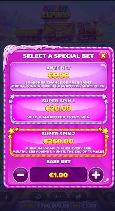 ante bet and super bet increases your chances of winning