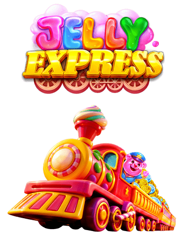 Jelly Express logo and train with transparent background