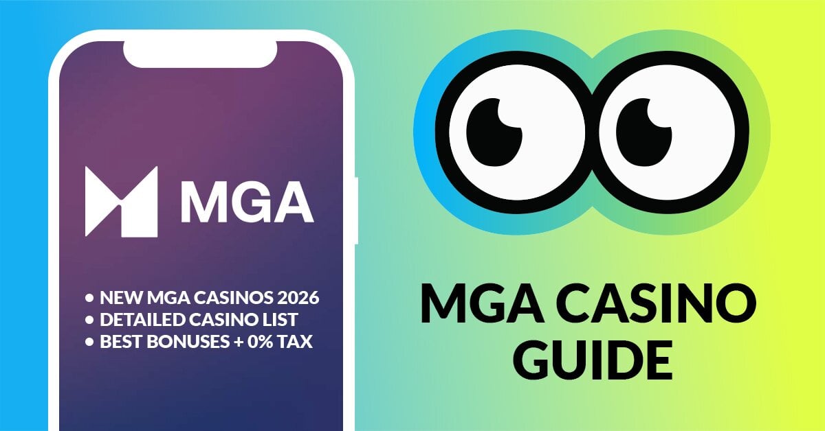 Slotsoo's MGA casino guide for 2026 covers new MGA casinos. On the image you can see the malta gaming authority logo.