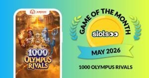 1000 Olympus Rivals features the Greek gods Poseidon, Zeus and Hades. it was voted Slotsoo's game of the month May 2026.