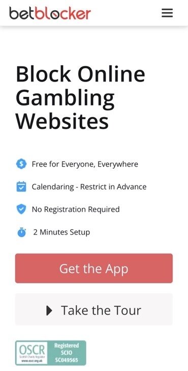 Betblocker is a free app to restrict online gambling