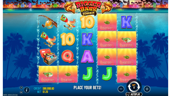 Fishing themed slot Bigger Bass Bonanza is similar to it's precursor