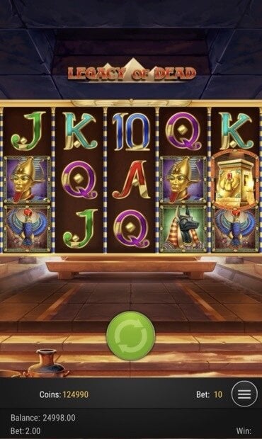 Legacy of Dead is a popular Egypt-themed slot by Play'n GO