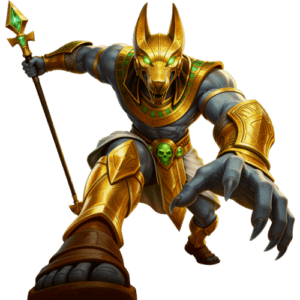 Anubis character from Fury of Anubis slot mega release by Pragmatic Play