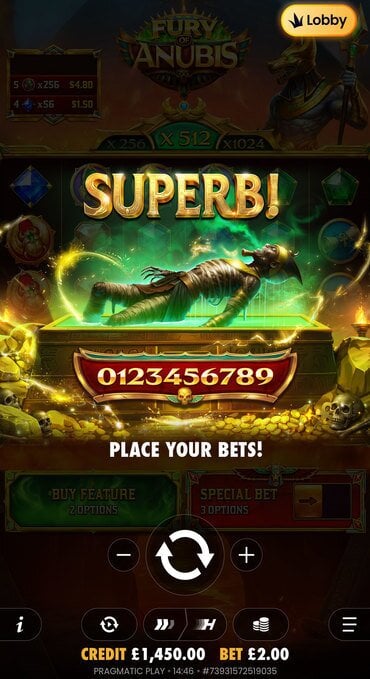 Fury of Anubis superb win