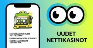 Uudet nettikasinot, katso parhaat uudet nettikasinot, uusien kasinoiden bonukset, niiden lisenssi ja maksutavat