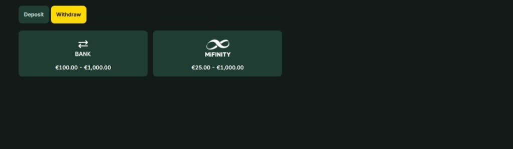 Spinstag casino withdrawal options